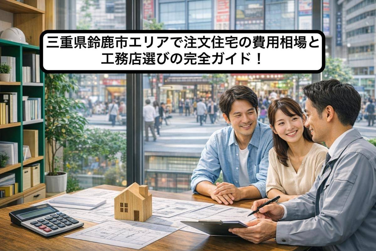 三重県鈴鹿市エリアで注文住宅の費用相場と工務店選びの完全ガイド!